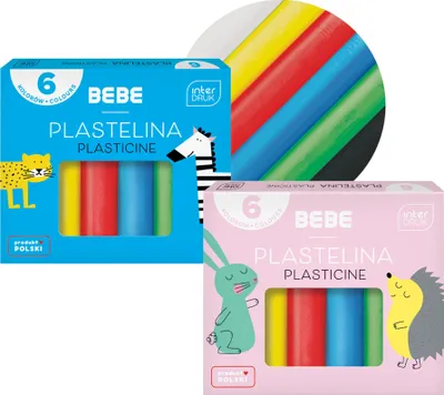 Image de Interdruk Plastilin 6 Farben BeBe Kids