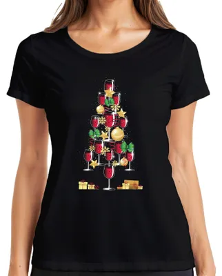 Immagine prodotto di Vinaio amante del vino - Regalo di Natale Maglietta da donna, nero, S