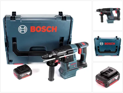 Immagine prodotto di Bosch GBH 18V-26 trapano a percussione a batteria 18V 2,6J brushless SDS-Plus + 1x batteria ricaricabile 5,0 Ah + L-Boxx - senza caricabatterie
