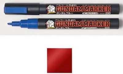 Produktbild von Gundam - Gundam Marker Gm-16 Metaliczny Czerwony