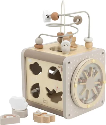 Image de Étiquette Étiquette Cube d'activités Nougat