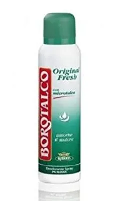 Produktbild von 6x BOROTALCO ROBERTS deo spray deodorant Original Fresh 150 ml ohne Alkohol