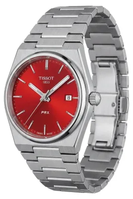 Produktbild von Tissot PRX 35mm Quarz Edelstahl Rot T137.210.11.421.00
