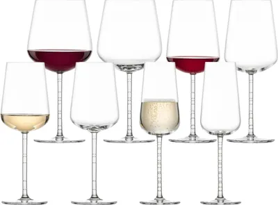 Produktbild von Zwiesel Glas JOURNEY Wein- und Champagnergläserset 8-tlg.
