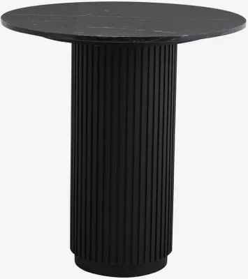 Produktbild von Beistelltisch Erie Ø70cm aus Marmor – Schwarz