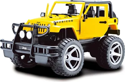 Produktbild von Siva 1:14 Jeep Wrangler - Gelb 100% RTR 2.4G Lizenz RC Automodell Licht Gummibereifung