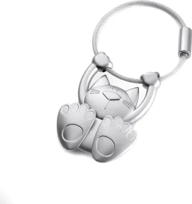 Produktbild von TROIKA KR10-20/MA, Schlüsselanhänger, Silber, Abbildung, 36 mm, 11 mm, 40 g