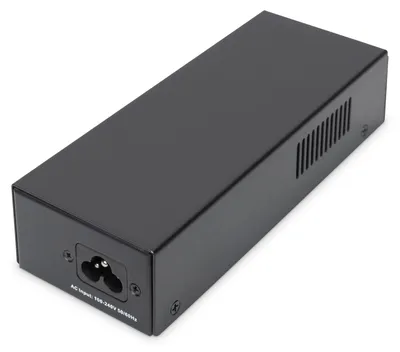 Produktbild von Gigabit Ethernet PoE++ Injektor, 802.3bt, 85 W (schwarz)