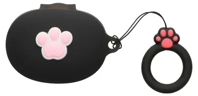 Produktbild von kwmobile Design Schutzhülle für Anker Soundcore Life P2 mini Hülle - TPU Silikon Case für Kopfhörer Ladecase - stoßfestes Cover mit Karabiner -