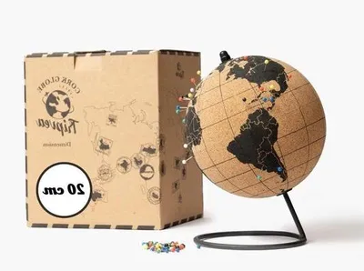 Immagine prodotto di Piccola pallina decorativa marrone in vimini, 20 cm