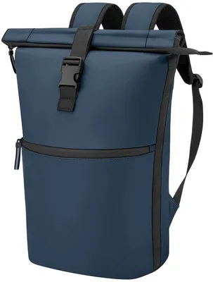 Image de Grand sac à dos bleu pour ordinateur portable, 18-27 L