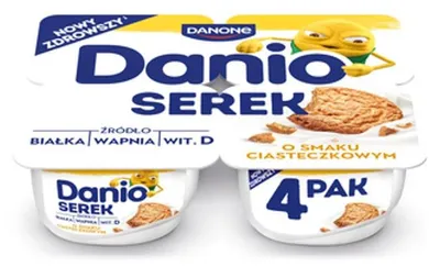 Obrázek produktu pro Danio Homogenizovaný tvaroh s příchutí sušenek 520 g