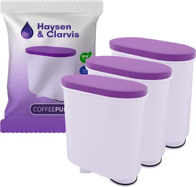 Produktbild von Haysen & Clarvis 3x AquaClear Wasserfilter Für Saeco und Philips Kaffeevollautomat AquaClean CA6903/10 CA6903/22 CA6903 Kalkfilter, WES040