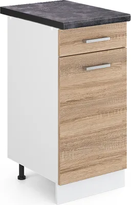 Obrázek produktu pro Spodní skříňka kuchyňské linky Vicco R-Line Sonoma 40 cm , PD Antracit, Model 46311