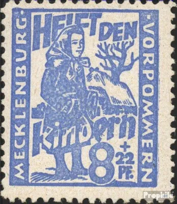 Produktbild von Briefmarken Sowjetische Zone (All.Bes.) 1945 Mi 27 postfrisch Kinderhilfe