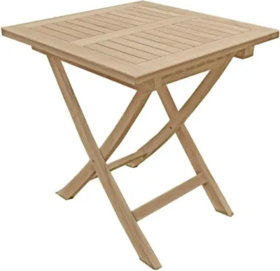 Produktbild von Garden Pleasure Teak Gartentisch Solo 70x70 Garten Holz Esstisch Tisch klappbar