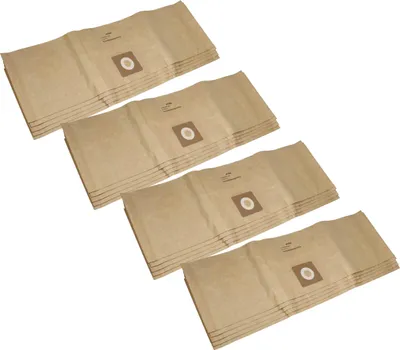 Produktbild von vhbw 20x Staubbeutel kompatibel mit Bosch AdvancedVac 20 Staubsauger - 29,5cm x 26cm braun