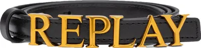 Produktbild von REPLAY Gürtel Logo Belt W80 Black schwarz