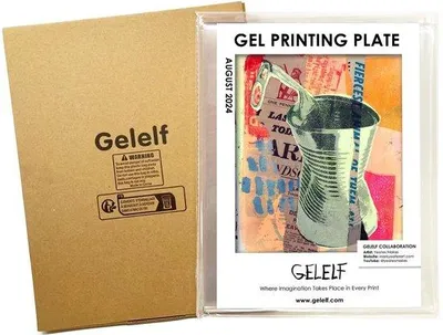 Productafbeelding van Solidchoice - Gel Printplaat voor Kunst, Verbeterde Formule voor Gemakkelijk Printen