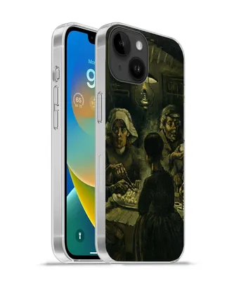 Produktbild von MuchoWow® Handyhülle Schutzhülle Hülle für Apple iPhone 14 - Softcase Die Kartoffelesser - Vincent van Gogh Silikon Softcase Handy Hülle - Mobiltelefonhülle