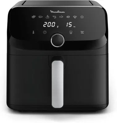 Zdjęcie produktu dla Moulinex EZ8558F0, Frytkownica na gorące powietrze, 7,5 l, 80 °C, 200 °C, 8 os., Pojedyńczy