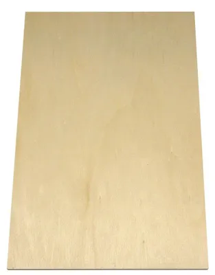 Obrázok produktu pre Multiplexová doska, 30 x 20 cm, hrúbka 4 mm, neupravené drevo topoľové