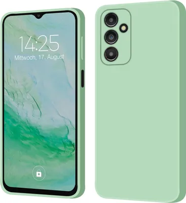 Produktbild von Hülle für Samsung Galaxy A14 5G Case Cover Bumper Silikon Softgrip Schutzhülle Farbe: Türkis
