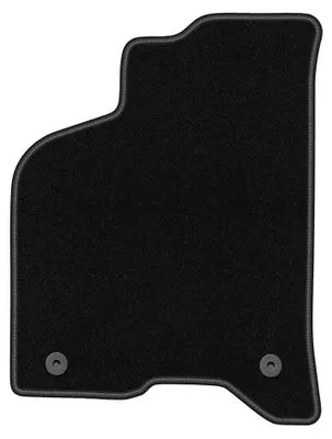 Image de Tapis conducteur en moquette pour Volkswagen Lupo 1997-2005 (à hayon) – 1 pièce, noir, sur mesure – Wielganizator BASIC