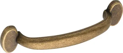 Produktbild von Griff Omana (Möbelgriff) Breite 129 mm Küchengriff Zinkguss altmessing brüniert