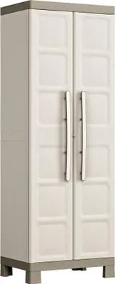 Produktbild von KETER EXCELLENCE Utility Cabinet - Beige und Taupe - 65 x 45 x 182 cm