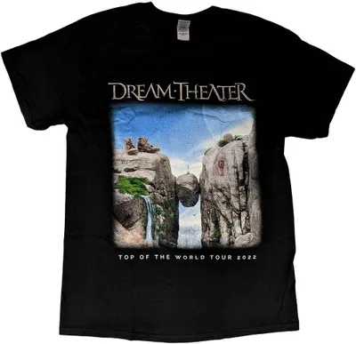 Immagine prodotto di Dream Theater - Maglietta "TOTW Cover Art Tour 2022" per uomo/donna Unisex RO10407 (S) (Nero)