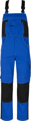 Produktbild von beb HANDWERK Herren Latzhose INFLAME Polyestermix Kornblau/Schwarz 25