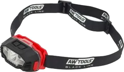 Obrázok produktu pre AW Tools - LED USB čelovka AW619 (jedna veľkosť) (čierna)