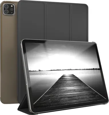 Produktbild von EAZY CASE Smartcase für Apple iPad Pro 11" (2018/2020/2021/2022) Tabletcase Bookcover Smart Flipcase magnetisch Schwarz