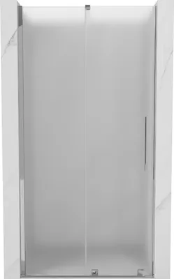 Produktbild von Mexen Velar Schiebetür für die Dusche 90 cm, Mattglas, Chrom - 871-090-000-31-01