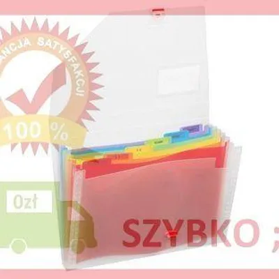 Immagine prodotto di Cartellina A4 Rainbow con 6 divisori - Snopake