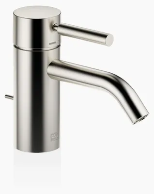 Produktbild von Dornb Waschtisch-Einhandbatterie META Ausl 125mm m Ablaufgarnitur platin matt