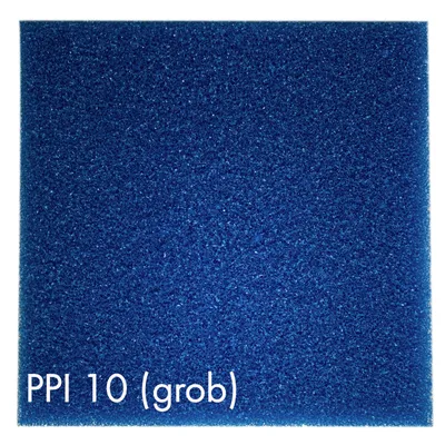 Produktbild von Pondlife Filterschaum blau 50x50x2 cm zur optimalen Verwendung als Filtermedium in Teichfiltern : PPI10 (grob)