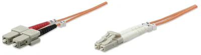 Image de INTELLINET Câble de raccordement fibre optique LC/SC 3M multimode OM2 orange