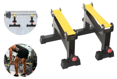 Immagine prodotto di Supporto per stacchi, Acciaio al carbonio, altezza 30-40 cm, capacità di carico 300 kg, peso 11 kg, regolabile in altezza