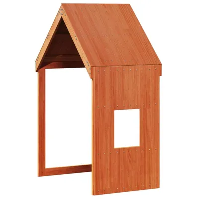 Produktbild von Dach für Kinderbett Wachsbraun 60x99x139,5 cm Massivholz Kiefer