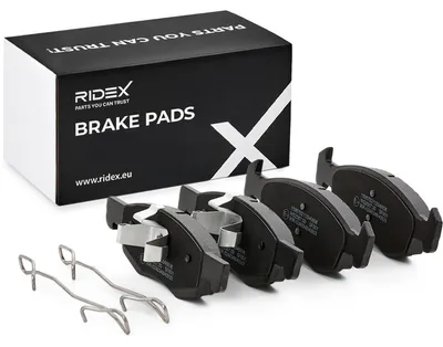 Produktbild von RIDEX 402B1152 Bremsbeläge Satz Vorne für OPEL Corsa E Schrägheck (X15) Corsa E Schrägheck Kastenwagen (X15) für VAUXHALL Corsa Mk IV Schrägheck