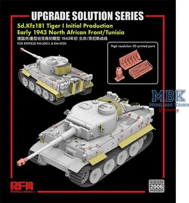 Zdjęcie produktu dla MODEL POLA ŻYTA RFM2006 Tiger I, początkowa produkcja z 1943 r. – rozwiązanie modernizacyjne