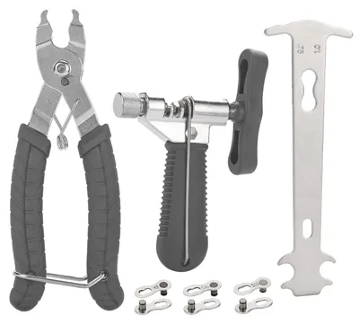 Produktbild von Fahrradketten-Reparaturwerkzeug mit Verbindungsgliedern