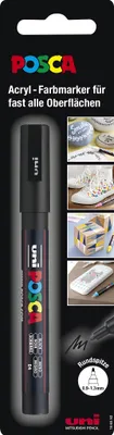 Produktbild von POSCA Marker UNI PC-3M schwarz BK