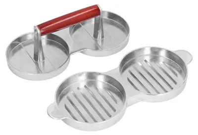 Image de Presse à hamburgers multifonctionnelle : moule rond pour former des galettes de hamburger, ustensile de cuisine domestique