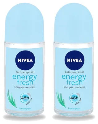 Obrázek produktu pro 2 x NIVEA Energy Fresh deodorantní roller pro ženy - 50 ml - výhodná balení - 2 kusy