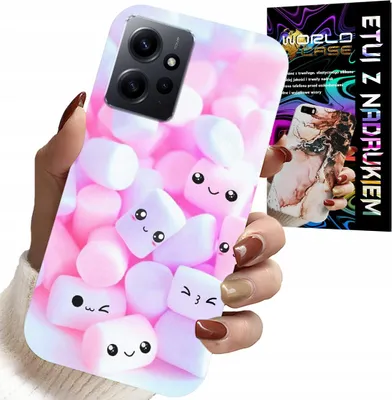 Produktbild von Hülle Für Xiaomi Note 12 4G - Süsses Marshmallow-Muster, Hülle, Rückseite