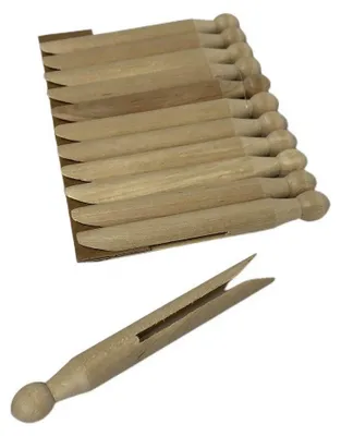 Produktbild von Wäscheklammern aus Holz Vintage X24