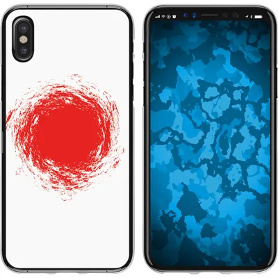 Produktbild von PhoneNatic Case kompatibel mit Apple iPhone X / XS Silikon-Hülle WM Japan M7